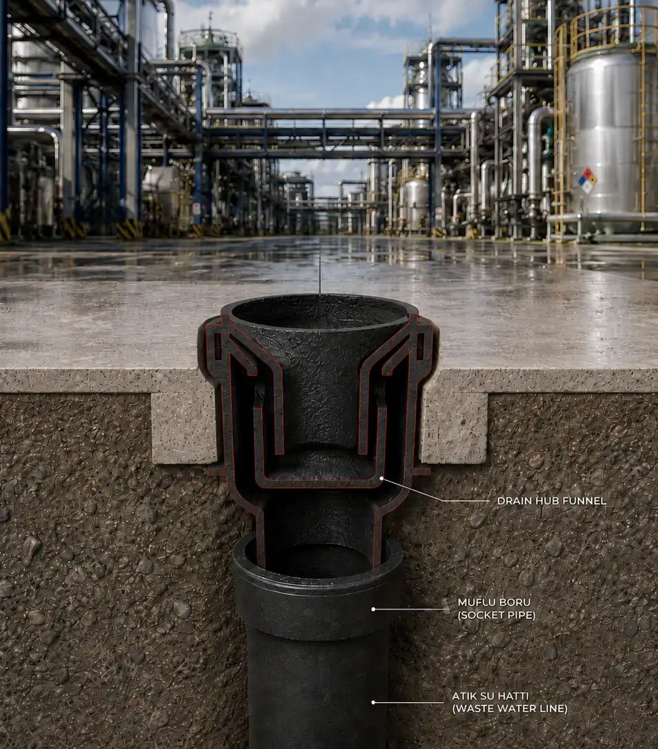 Drain Hub Funnel