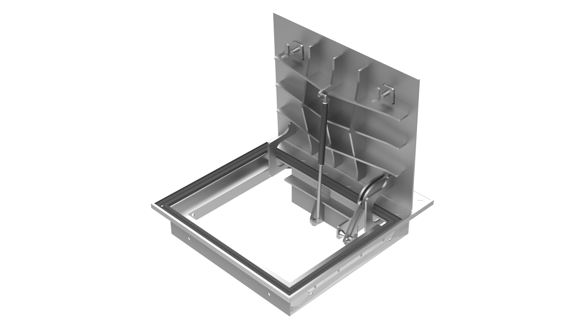 Gas Spring (Hidden Hinge) Solid Access Cover