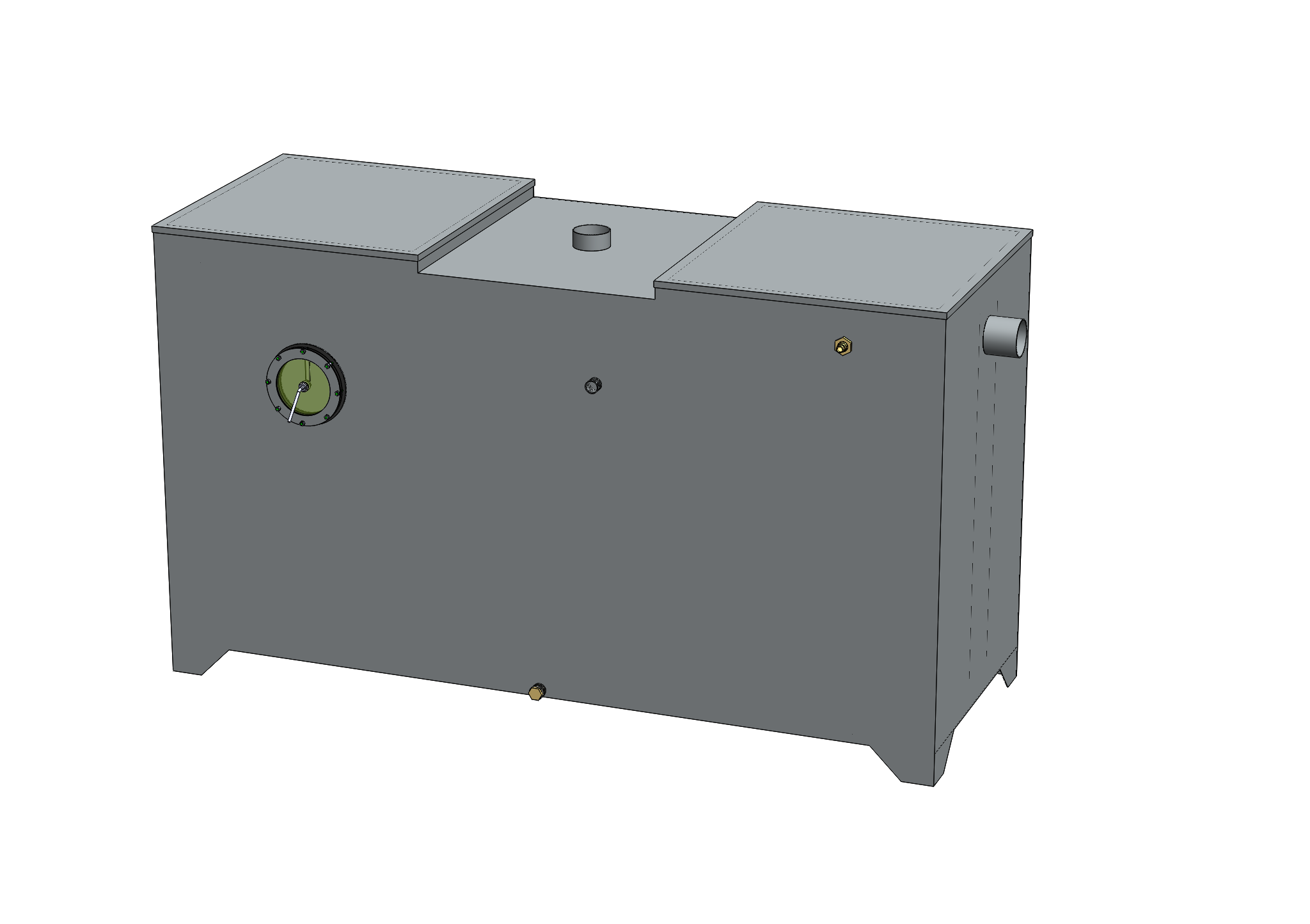 ABOVE GROUND STAINLESS STEEL GREASE WATER SEPARATOR MANUAL