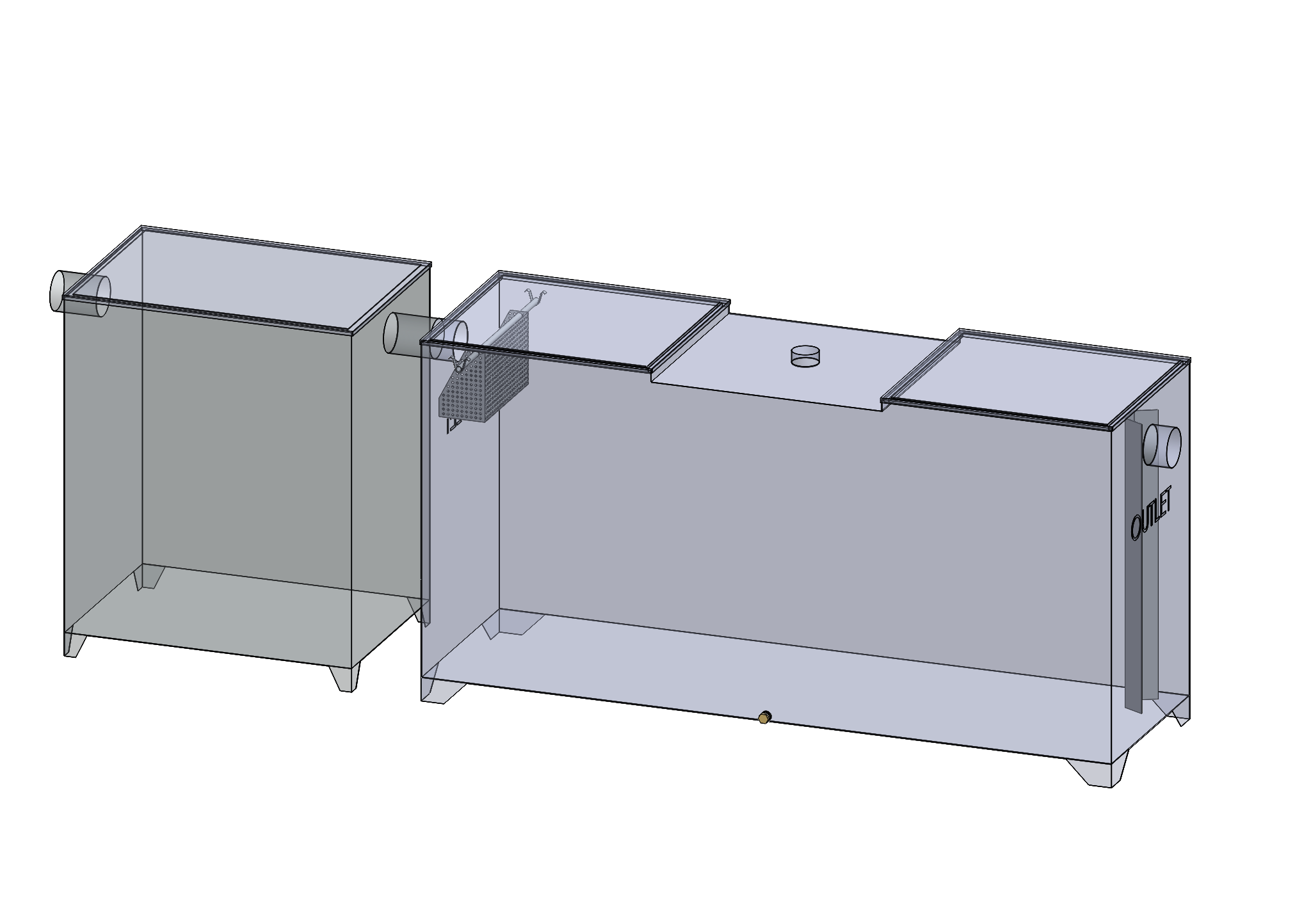 ABOVE GROUND STAINLESS STEEL GREASE WATER SEPARATOR MANUAL
