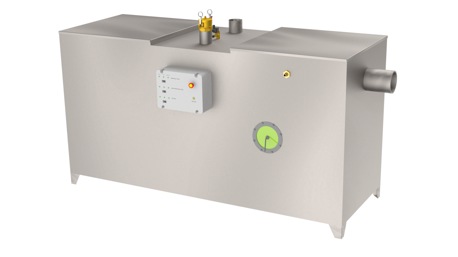 ABOVE GROUND STAINLESS STEEL STARCH-WATER SEPARATOR AUTOMATIC