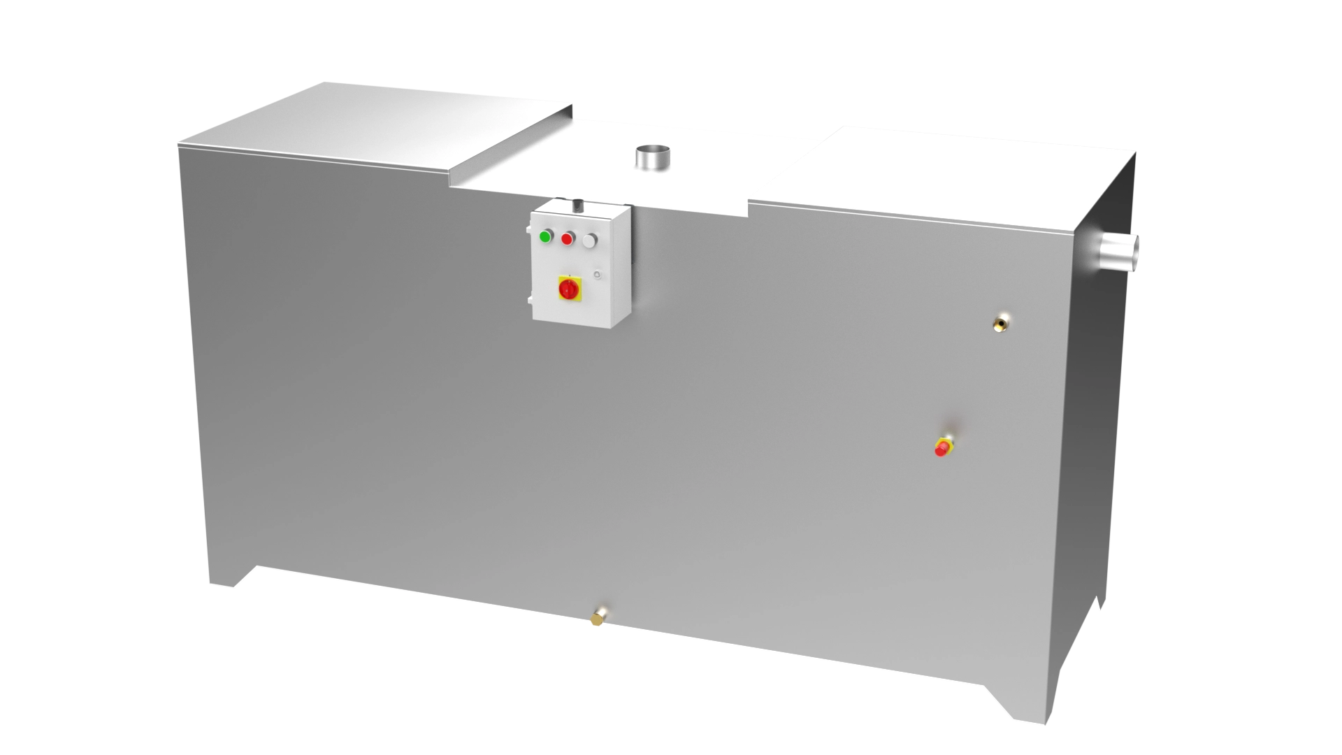 ABOVE GROUND STAINLESS STEEL GREASE WATER SEPARATOR AUTOMATIC
