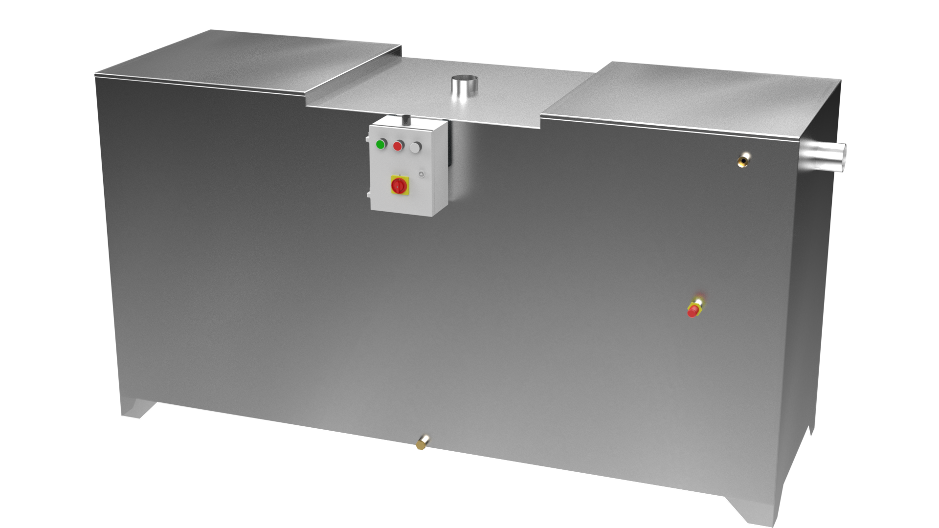 ABOVE GROUND STAINLESS STEEL GREASE WATER SEPARATOR AUTOMATIC